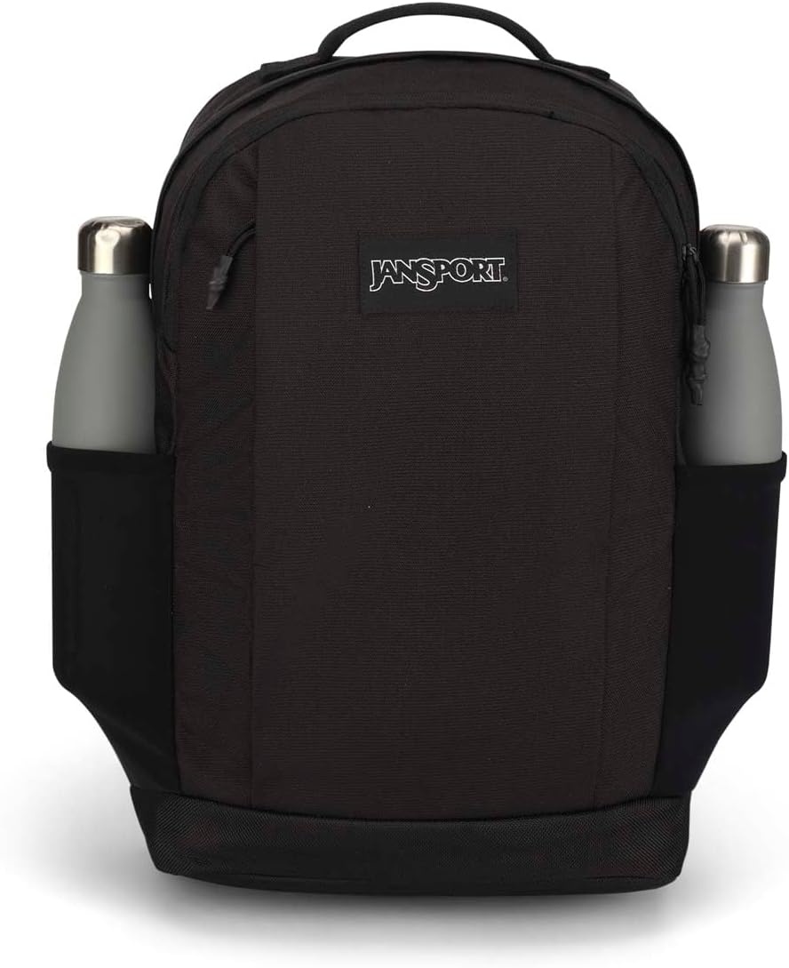 image:imageJanSport Inbound Pack Large Main Compartment Dual Water Bottle Pockets and Dedicated 15Inch Padded Laptop Pocket BlackBlack