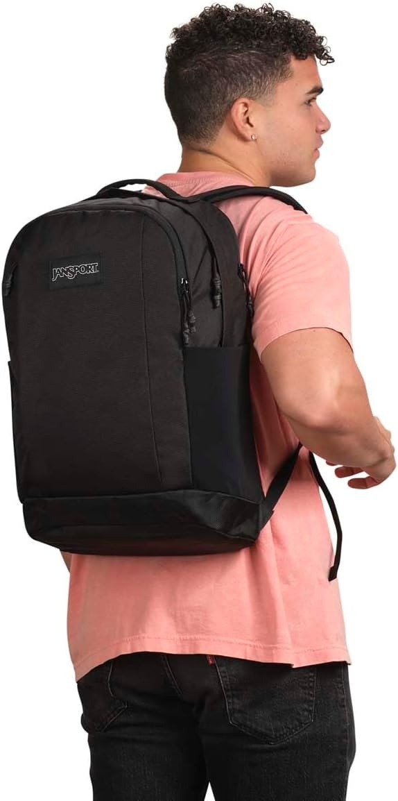 image:imageJanSport Inbound Pack Large Main Compartment Dual Water Bottle Pockets and Dedicated 15Inch Padded Laptop Pocket BlackBlack