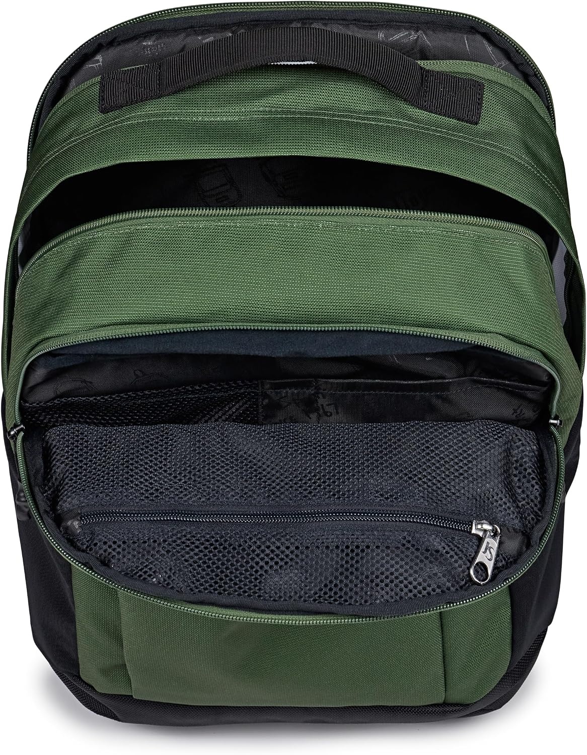 image:imageJanSport Inbound Pack Large Main Compartment Dual Water Bottle Pockets and Dedicated 15Inch Padded Laptop Pocket BlackCargo Green