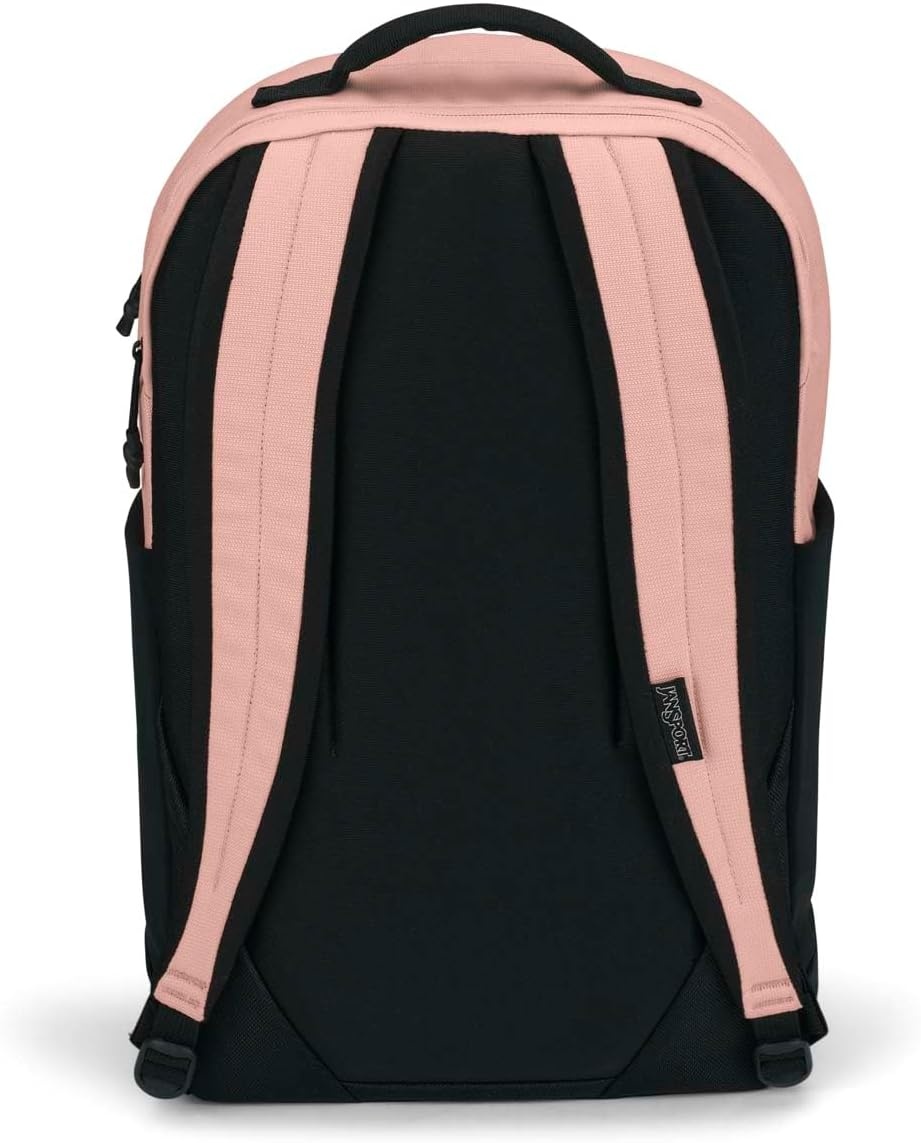image:imageJanSport Inbound Pack Large Main Compartment Dual Water Bottle Pockets and Dedicated 15Inch Padded Laptop Pocket BlackMisty Rose