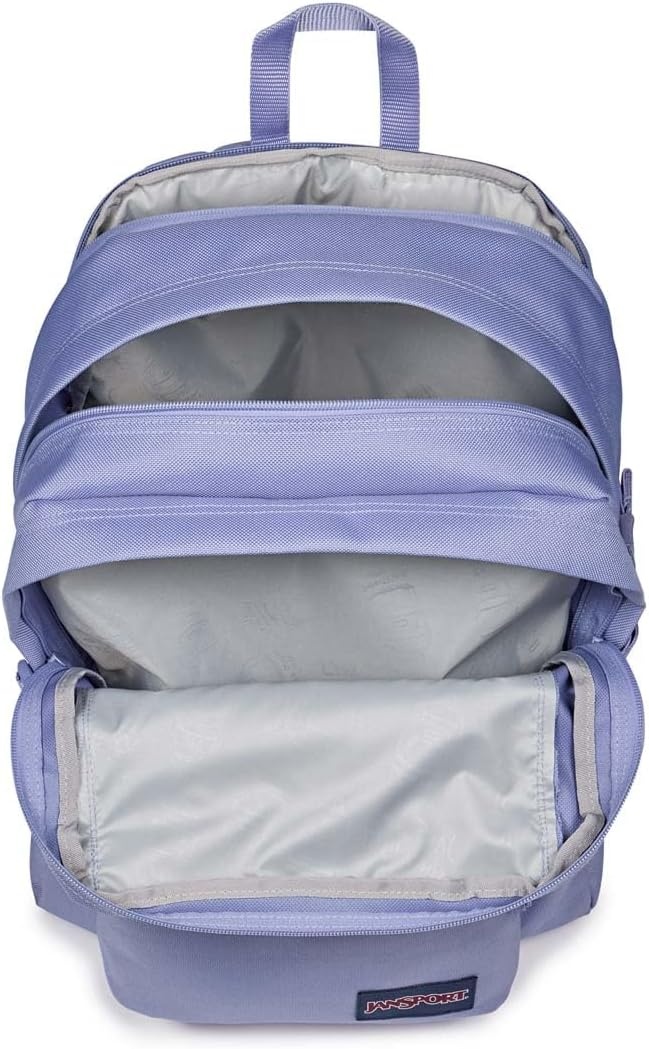 image:imageJanSport Main Campus FX Backpack Travel or Work Bag w 15Inch Laptop Pack with Leather Trim Lavender AshLavender Ash