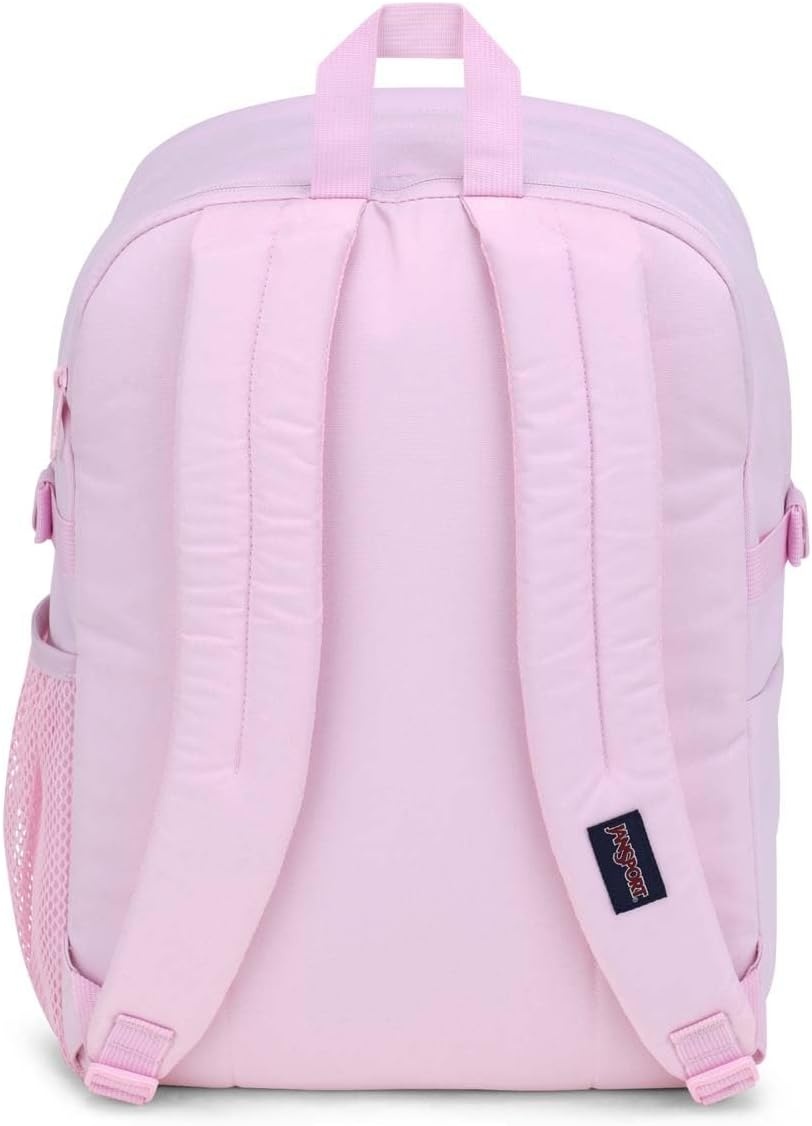 image:imageJanSport Main Campus FX Backpack Travel or Work Bag w 15Inch Laptop Pack with Leather Trim Lavender AshPink Ice