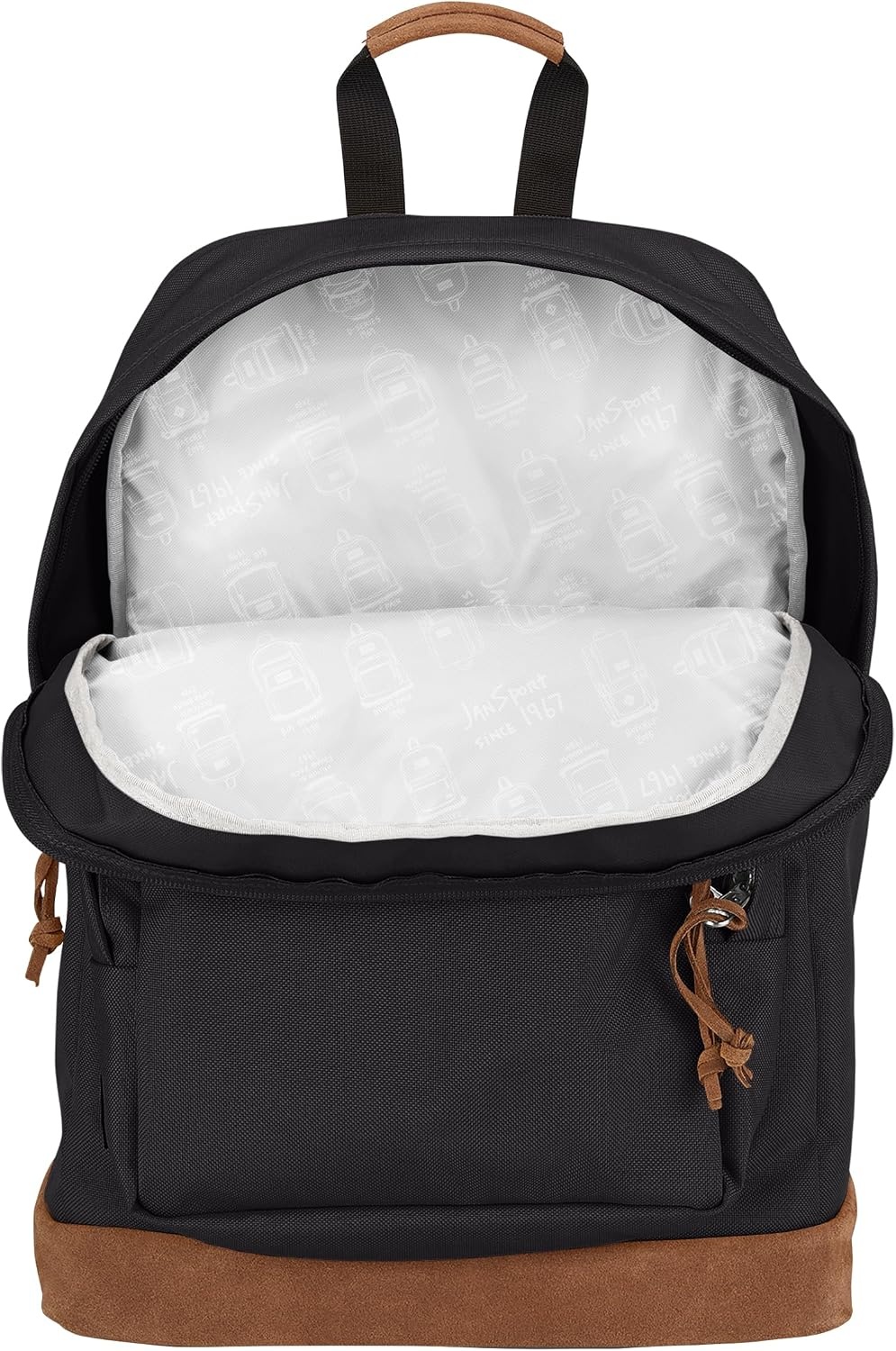 image:imageJanSport Right Pack Premium Backpack Daypack with 15 Laptop Sleeve Main Compartment Water Bottle Pocket BlackBlack