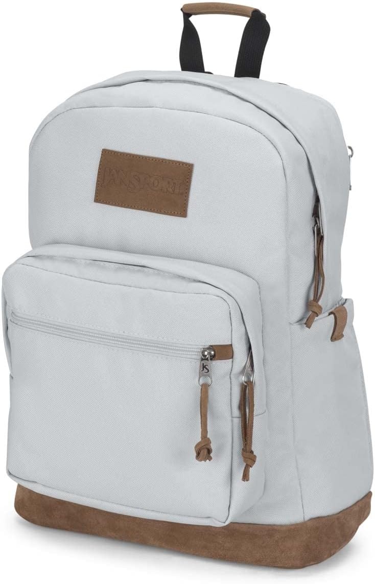 image:imageJanSport Right Pack Premium Backpack Daypack with 15 Laptop Sleeve Main Compartment Water Bottle Pocket BlackOyster Mushroom