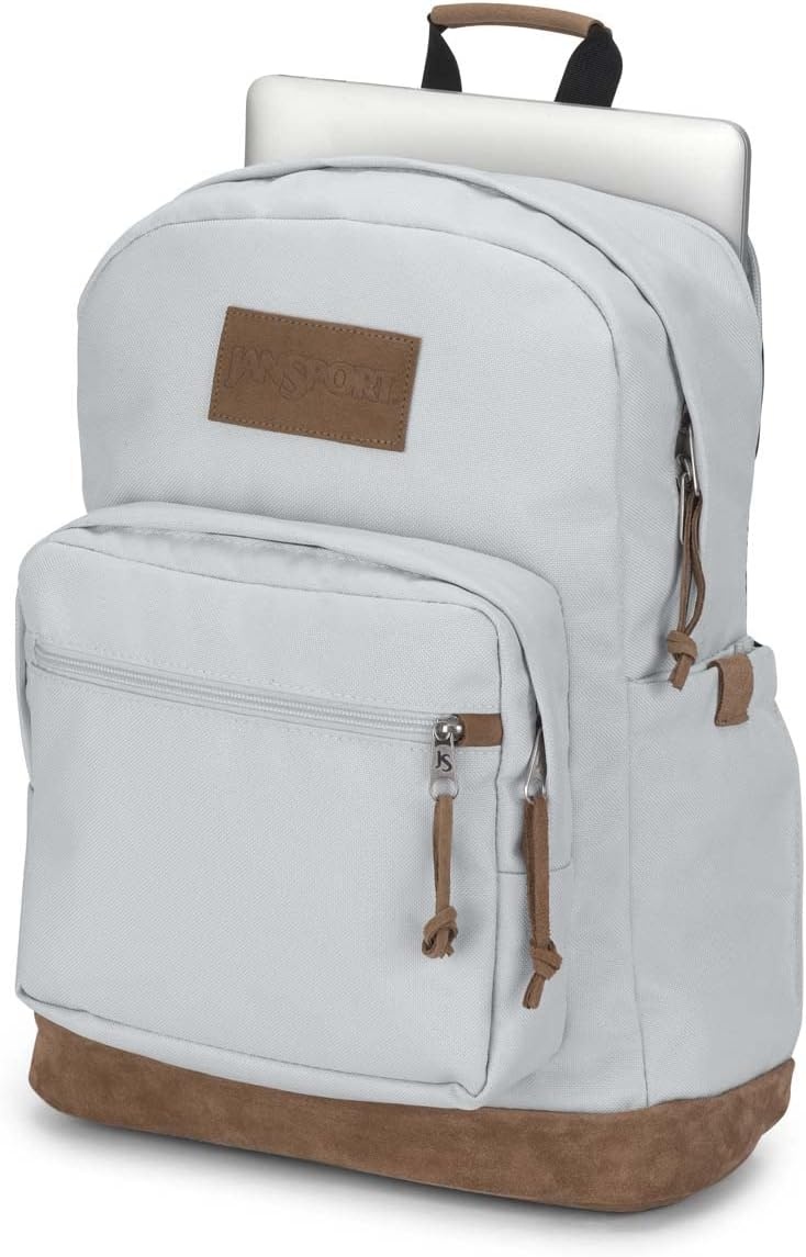 image:imageJanSport Right Pack Premium Backpack Daypack with 15 Laptop Sleeve Main Compartment Water Bottle Pocket BlackOyster Mushroom