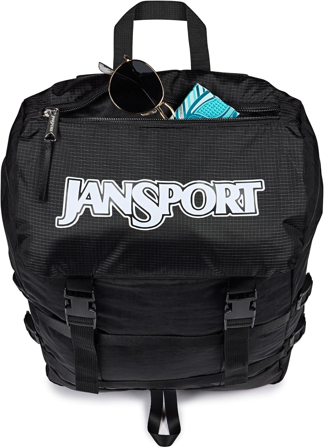 image:imageJanSport Skip Pack Backpack 28L Capacity Fits 135 Laptop Large Main Compartment Side Water Bottle Pocket Ideal for Work amp Travel BlackBlack
