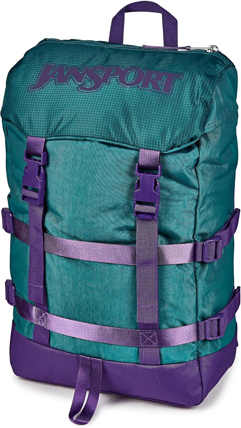 image:imageJanSport Skip Pack Backpack 28L Capacity Fits 135 Laptop Large Main Compartment Side Water Bottle Pocket Ideal for Work amp Travel BlackEmerald Pool
