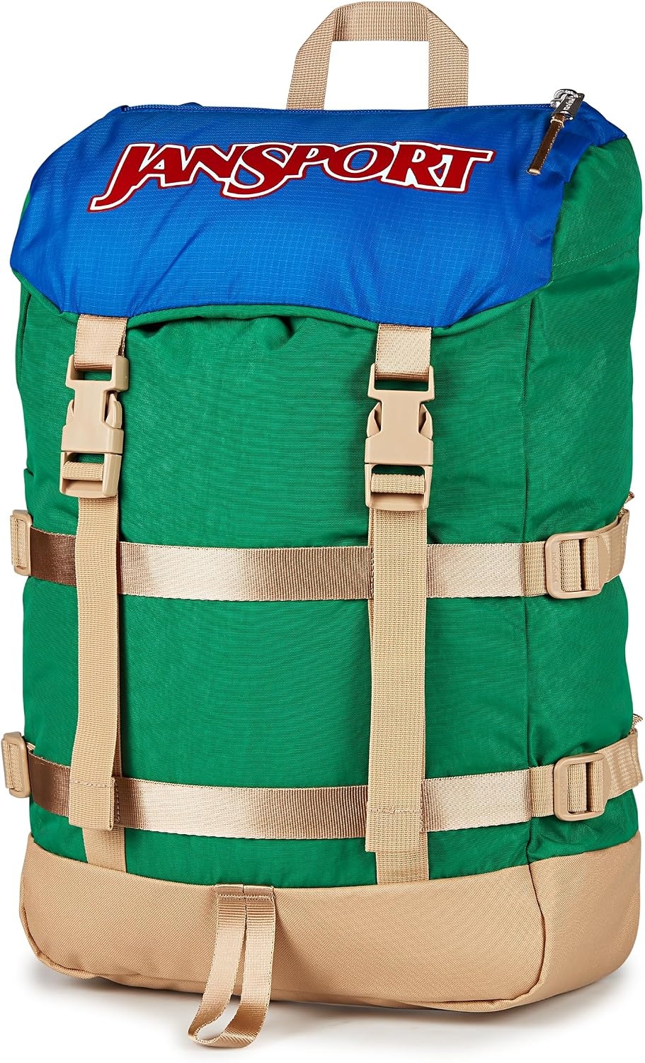 image:imageJanSport Skip Pack Backpack 28L Capacity Fits 135 Laptop Large Main Compartment Side Water Bottle Pocket Ideal for Work amp Travel BlackJelly Kelly