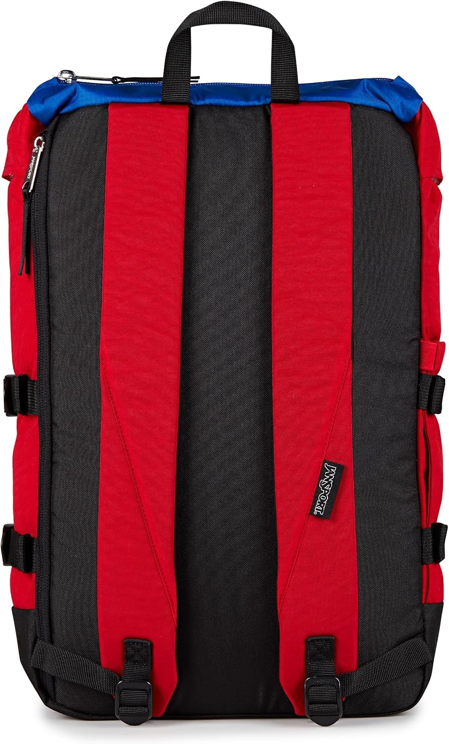 image:imageJanSport Skip Pack Backpack 28L Capacity Fits 135 Laptop Large Main Compartment Side Water Bottle Pocket Ideal for Work amp Travel BlackRed Tape