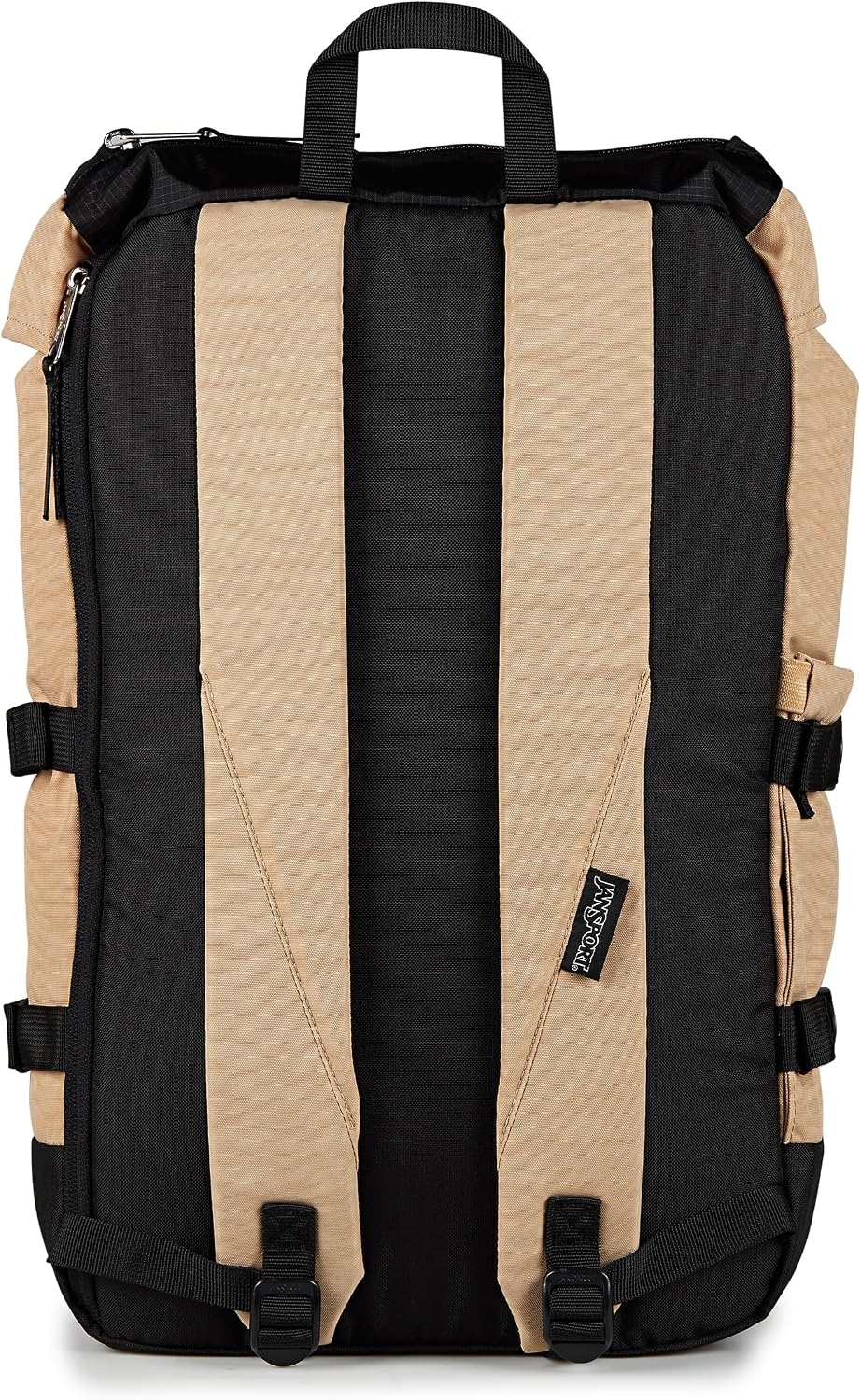 image:imageJanSport Skip Pack Backpack 28L Capacity Fits 135 Laptop Large Main Compartment Side Water Bottle Pocket Ideal for Work amp Travel BlackTravertine