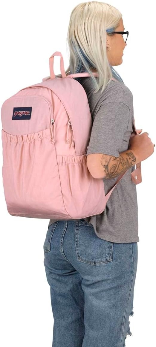image:imageJanSport Slouch Pack Fully Padded Back Panel Comfortable and Ideal Storage Misty RoseMisty Rose