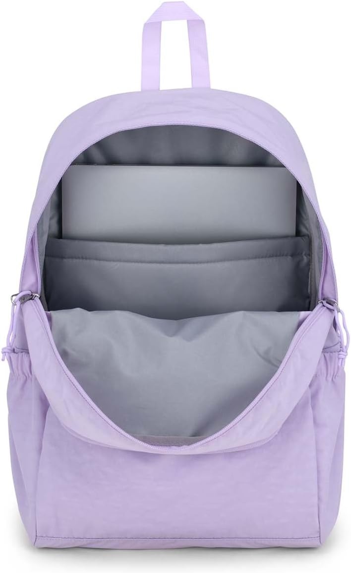 image:imageJanSport Slouch Pack Fully Padded Back Panel Comfortable and Ideal Storage Misty RosePastel Lilac