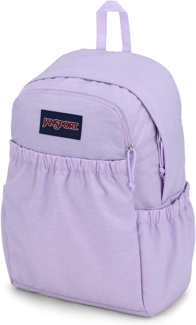image:imageJanSport Slouch Pack Fully Padded Back Panel Comfortable and Ideal Storage Misty RosePastel Lilac