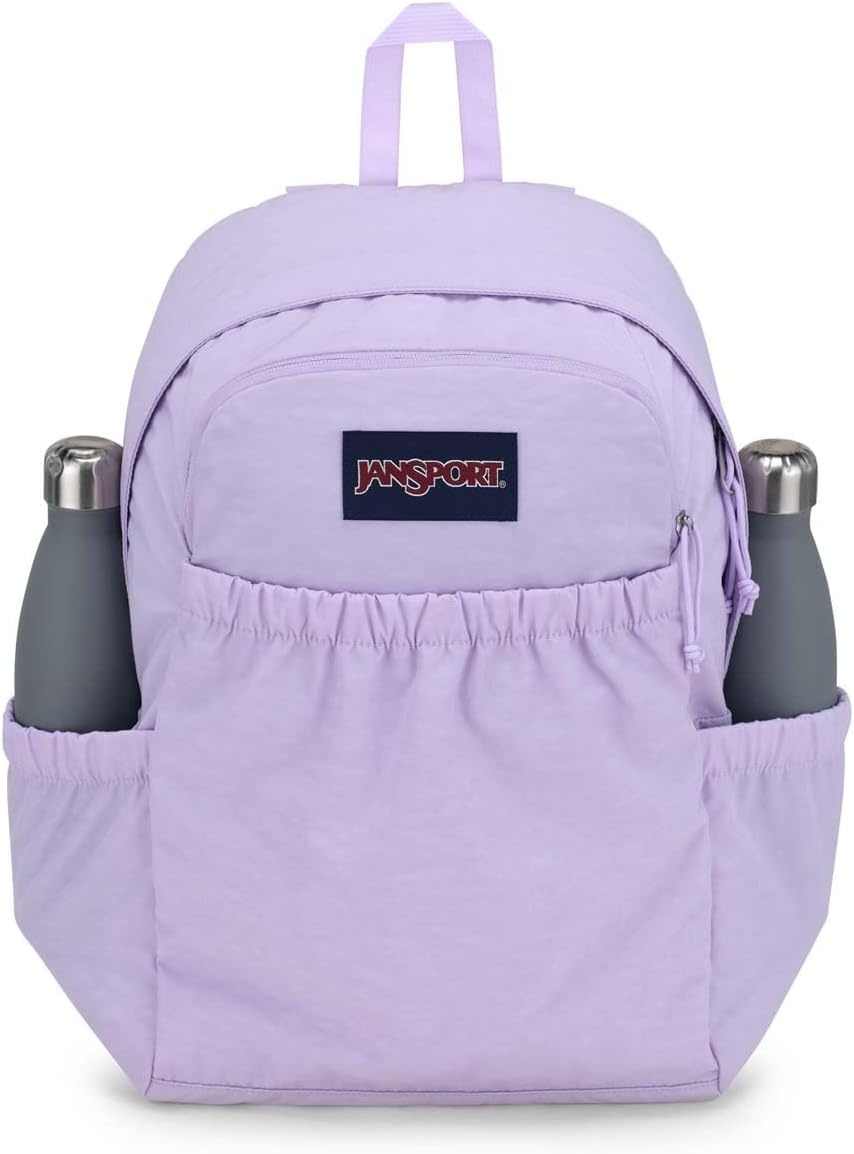 image:imageJanSport Slouch Pack Fully Padded Back Panel Comfortable and Ideal Storage Misty RosePastel Lilac