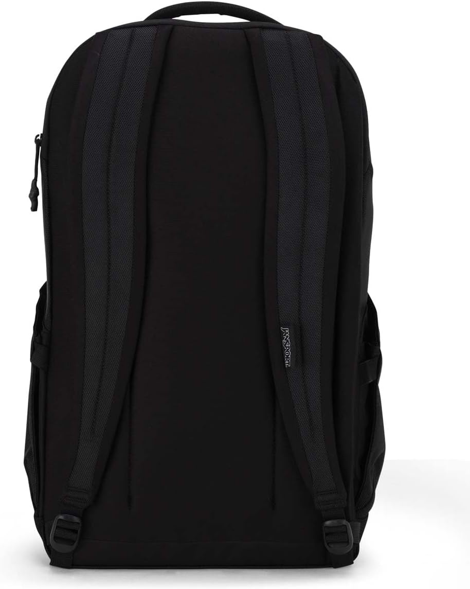 image:imageJanSport Station Pack Large Backpack with Padded Laptop Sleeve Dual Water Bottle Pockets and Loft Pocket Elemental BlueBlack