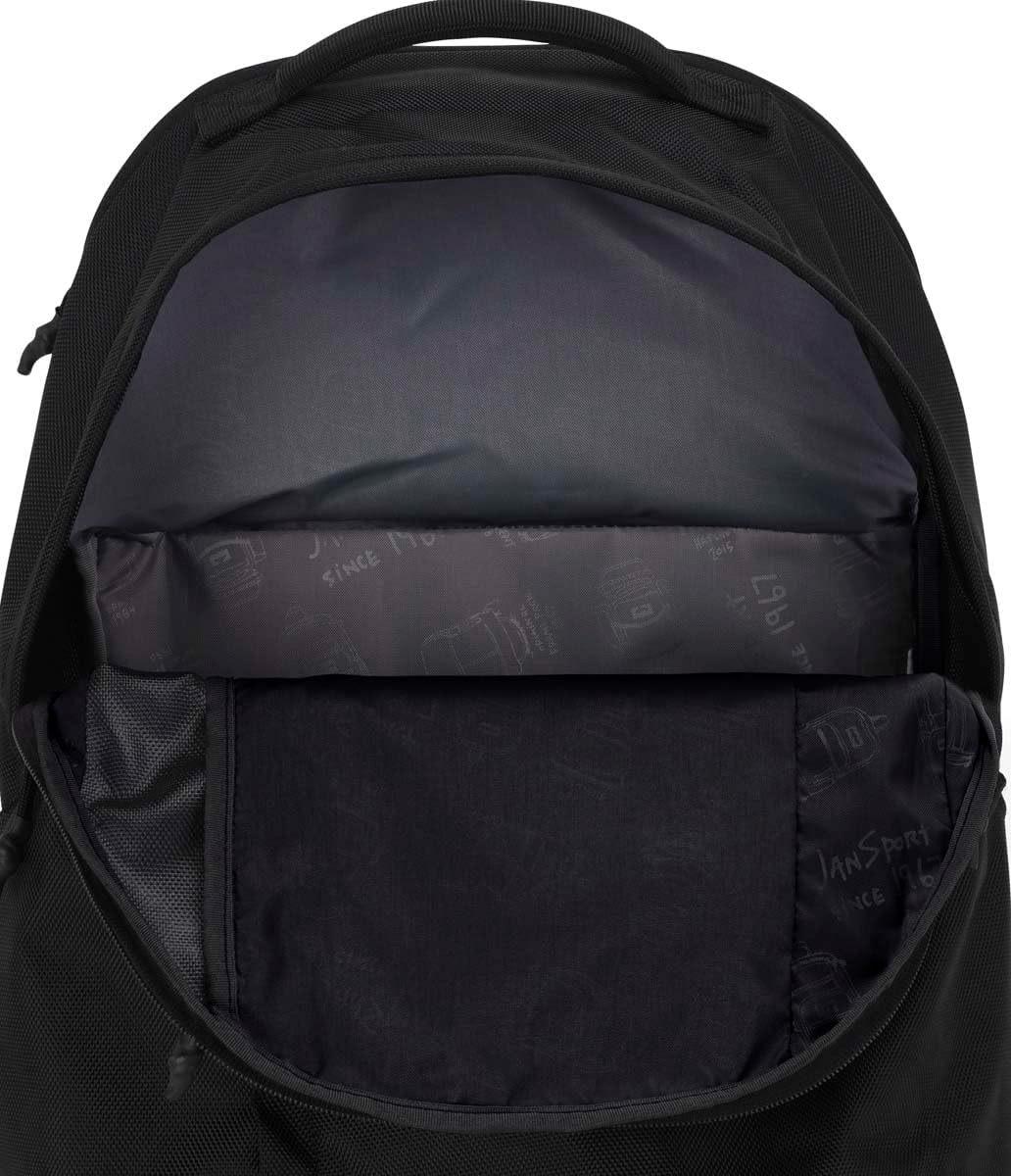 image:imageJanSport Station Pack Large Backpack with Padded Laptop Sleeve Dual Water Bottle Pockets and Loft Pocket Elemental BlueBlack