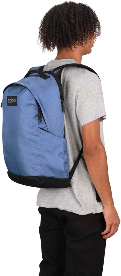 image:imageJanSport Station Pack Large Backpack with Padded Laptop Sleeve Dual Water Bottle Pockets and Loft Pocket Elemental BlueElemental Blue