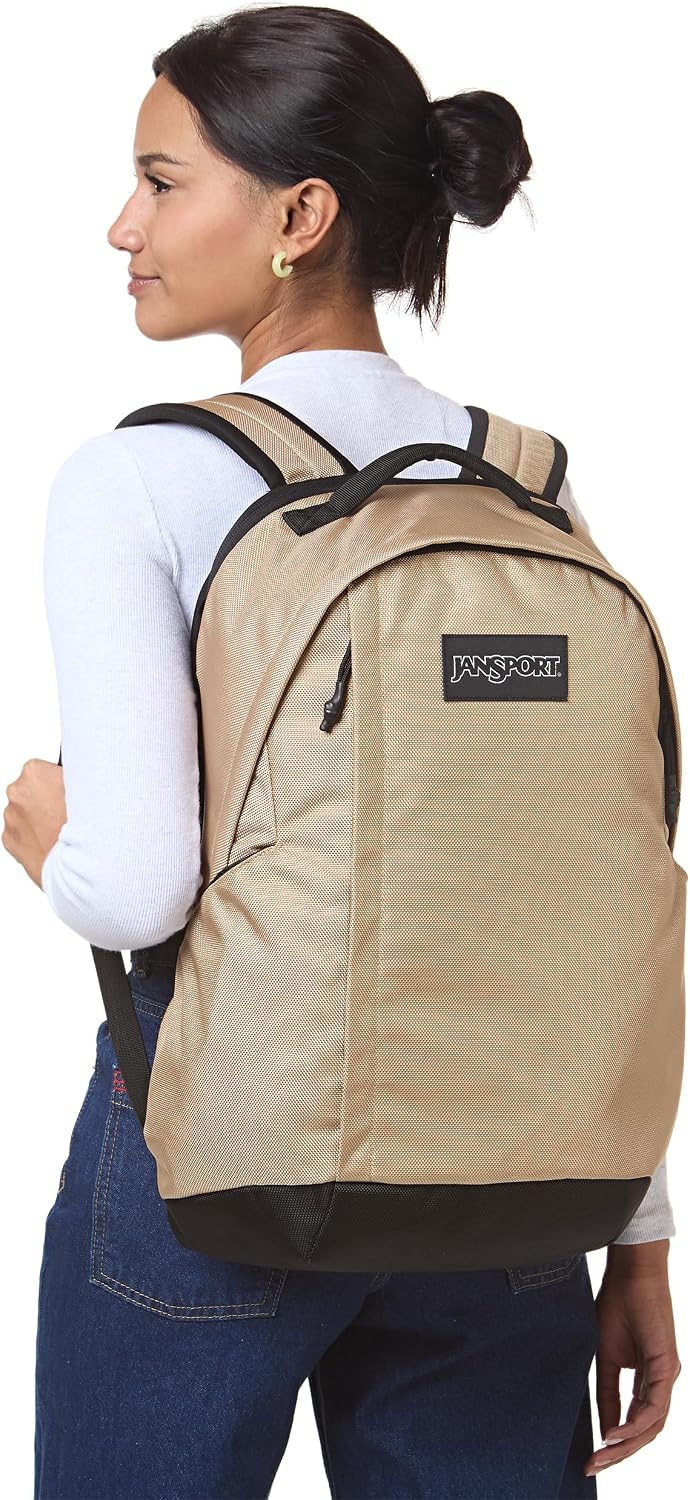 image:imageJanSport Station Pack Large Backpack with Padded Laptop Sleeve Dual Water Bottle Pockets and Loft Pocket Elemental BlueTravertine