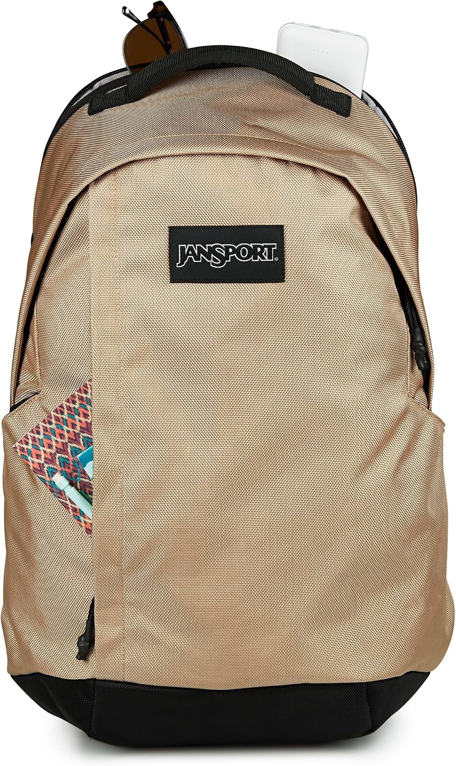 image:imageJanSport Station Pack Large Backpack with Padded Laptop Sleeve Dual Water Bottle Pockets and Loft Pocket Elemental BlueTravertine