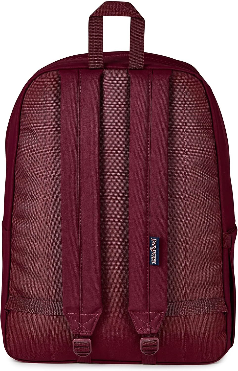 image:imageJanSport Superbreak Plus FX Backpack Work Travel or Laptop Bag with Water Bottle Pocket Oil Slick BlackCherry LacquerCherry L