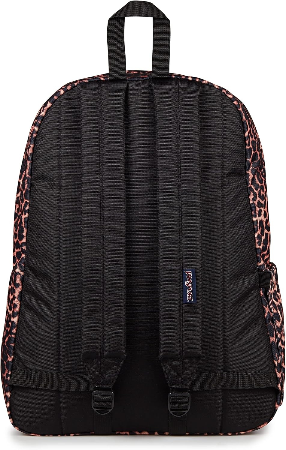 image:imageJanSport Superbreak Plus FX Backpack Work Travel or Laptop Bag with Water Bottle Pocket Oil Slick BlackLeopard Rose BrownBlackRedGreen