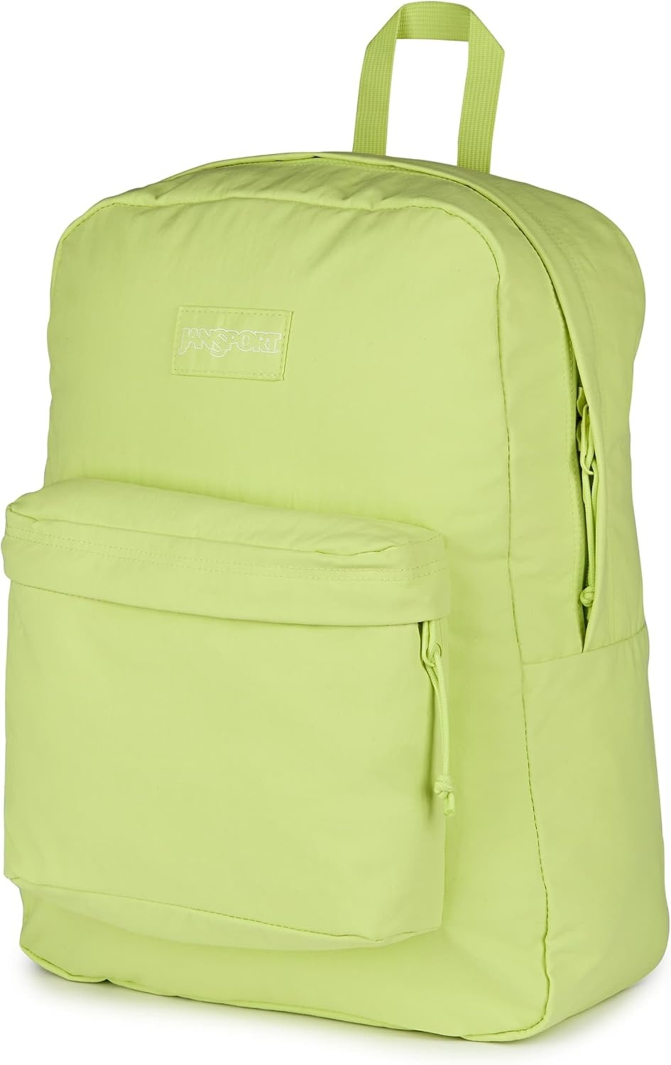 image:imageJanSport Superbreak Plus FX Backpack Work Travel or Laptop Bag with Water Bottle Pocket Oil Slick BlackLime Citron