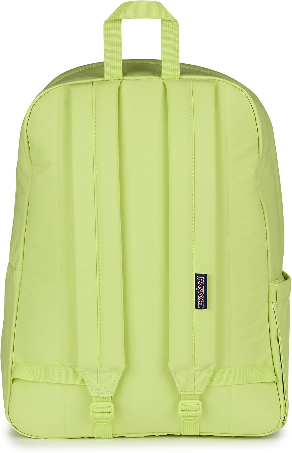 image:imageJanSport Superbreak Plus FX Backpack Work Travel or Laptop Bag with Water Bottle Pocket Oil Slick BlackLime Citron