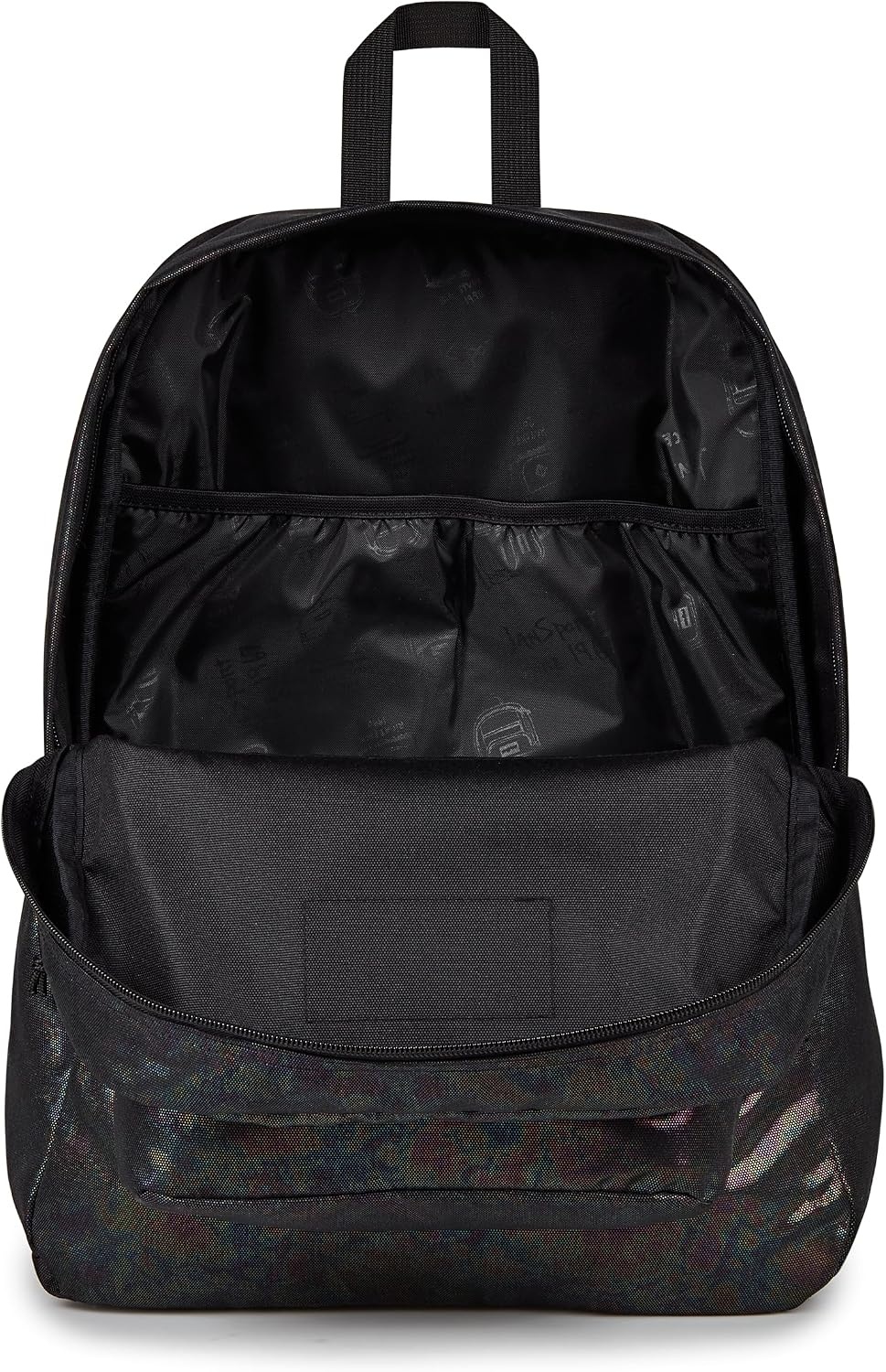 image:imageJanSport Superbreak Plus FX Backpack Work Travel or Laptop Bag with Water Bottle Pocket Oil Slick BlackOil Slick Black