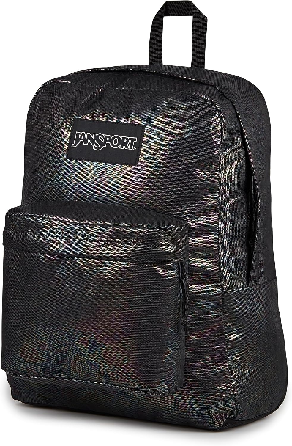 image:imageJanSport Superbreak Plus FX Backpack Work Travel or Laptop Bag with Water Bottle Pocket Oil Slick BlackOil Slick Black