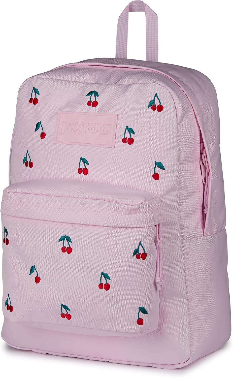 image:imageJanSport Superbreak Plus FX Backpack Work Travel or Laptop Bag with Water Bottle Pocket Oil Slick BlackPink Ice Cherry Emb