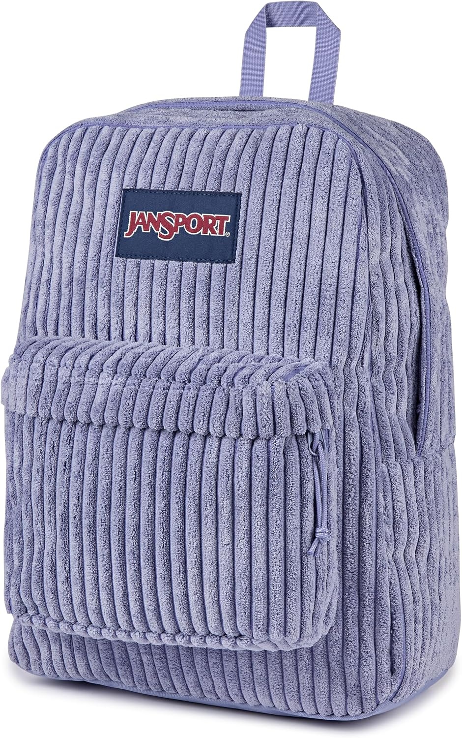 image:imageJanSport Superbreak Plus FX Backpack Work Travel or Laptop Bag with Water Bottle Pocket Oil Slick BlackSurreal Corduroy Lavender Ash
