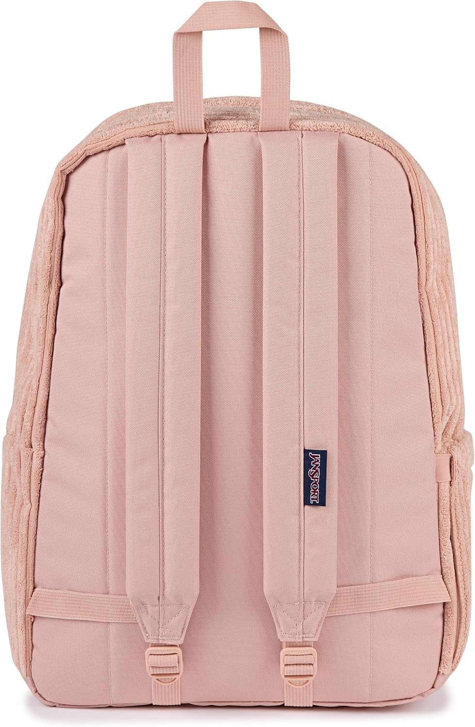 image:imageJanSport Superbreak Plus FX Backpack Work Travel or Laptop Bag with Water Bottle Pocket Oil Slick BlackSurreal Corduroy Misty Rose