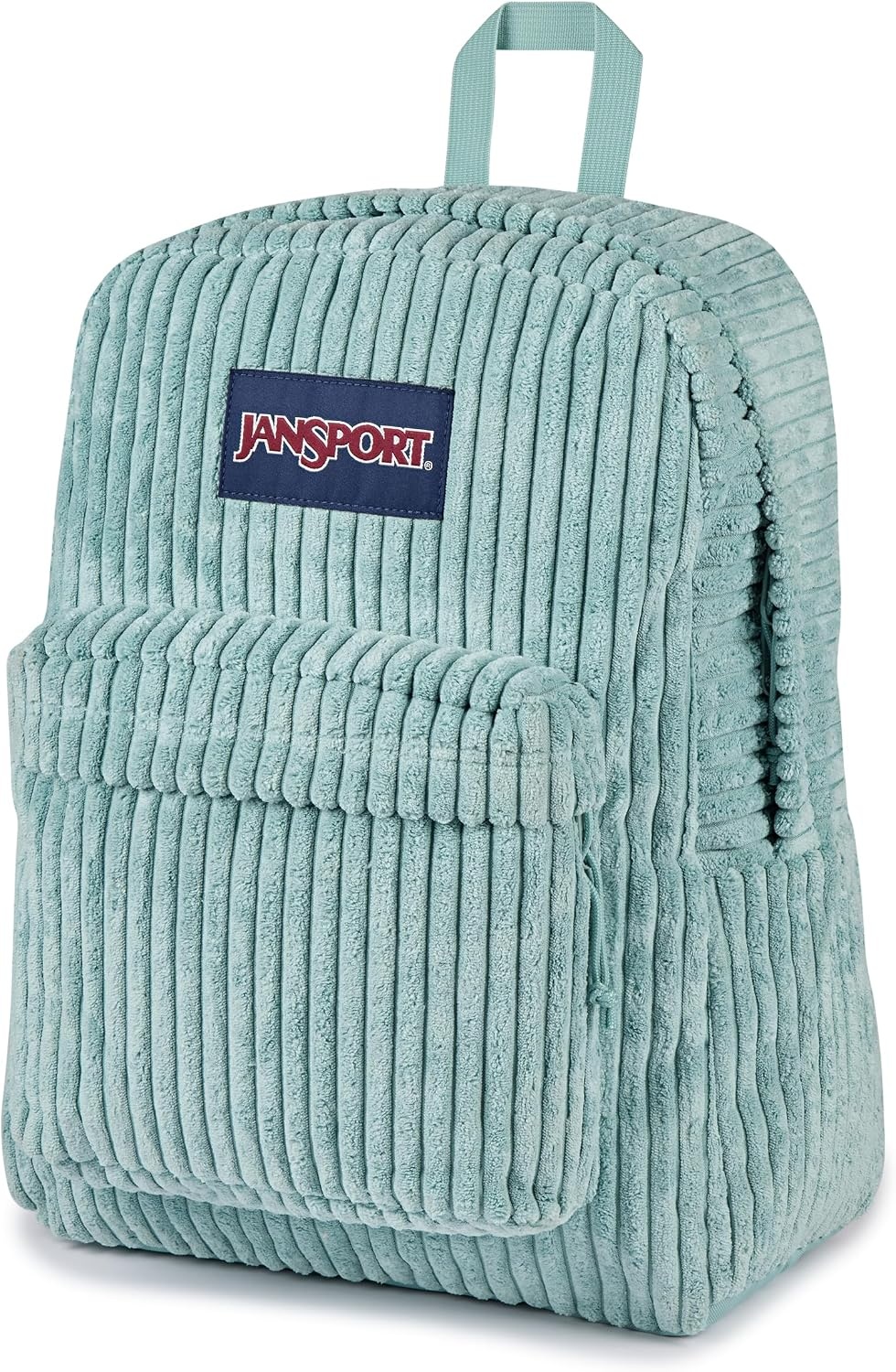 image:imageJanSport Superbreak Plus FX Backpack Work Travel or Laptop Bag with Water Bottle Pocket Oil Slick BlackSurreal Corduroy Sage