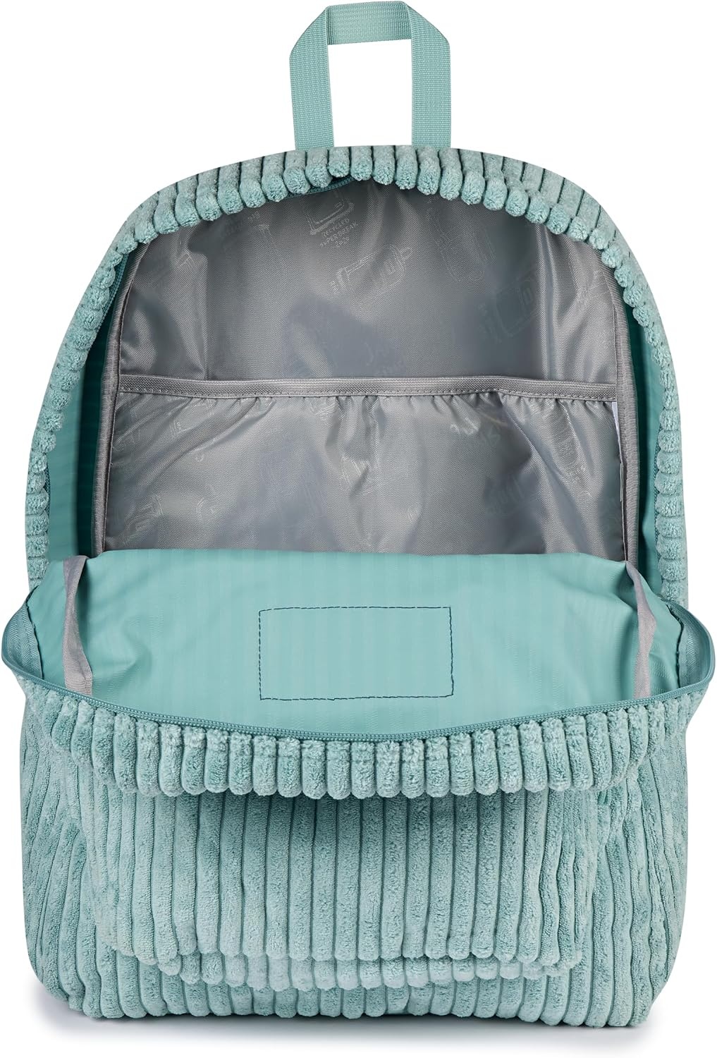 image:imageJanSport Superbreak Plus FX Backpack Work Travel or Laptop Bag with Water Bottle Pocket Oil Slick BlackSurreal Corduroy Sage