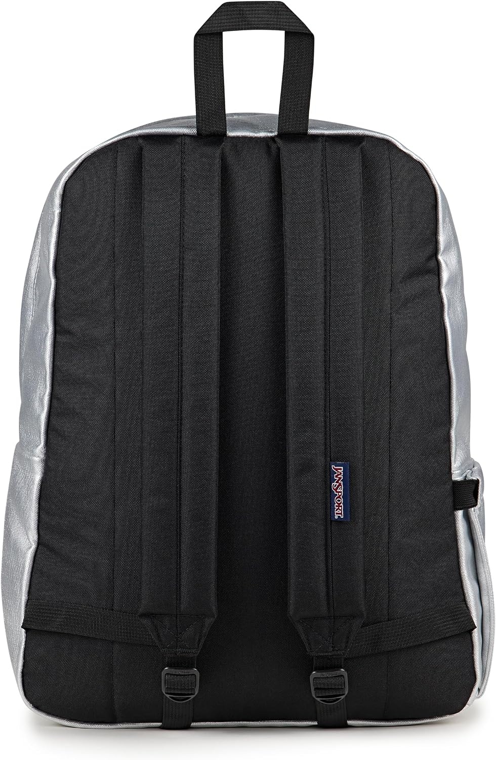 image:imageJanSport Superbreak Plus FX Backpack Work Travel or Laptop Bag with Water Bottle Pocket Oil Slick BlackSurreal Shine