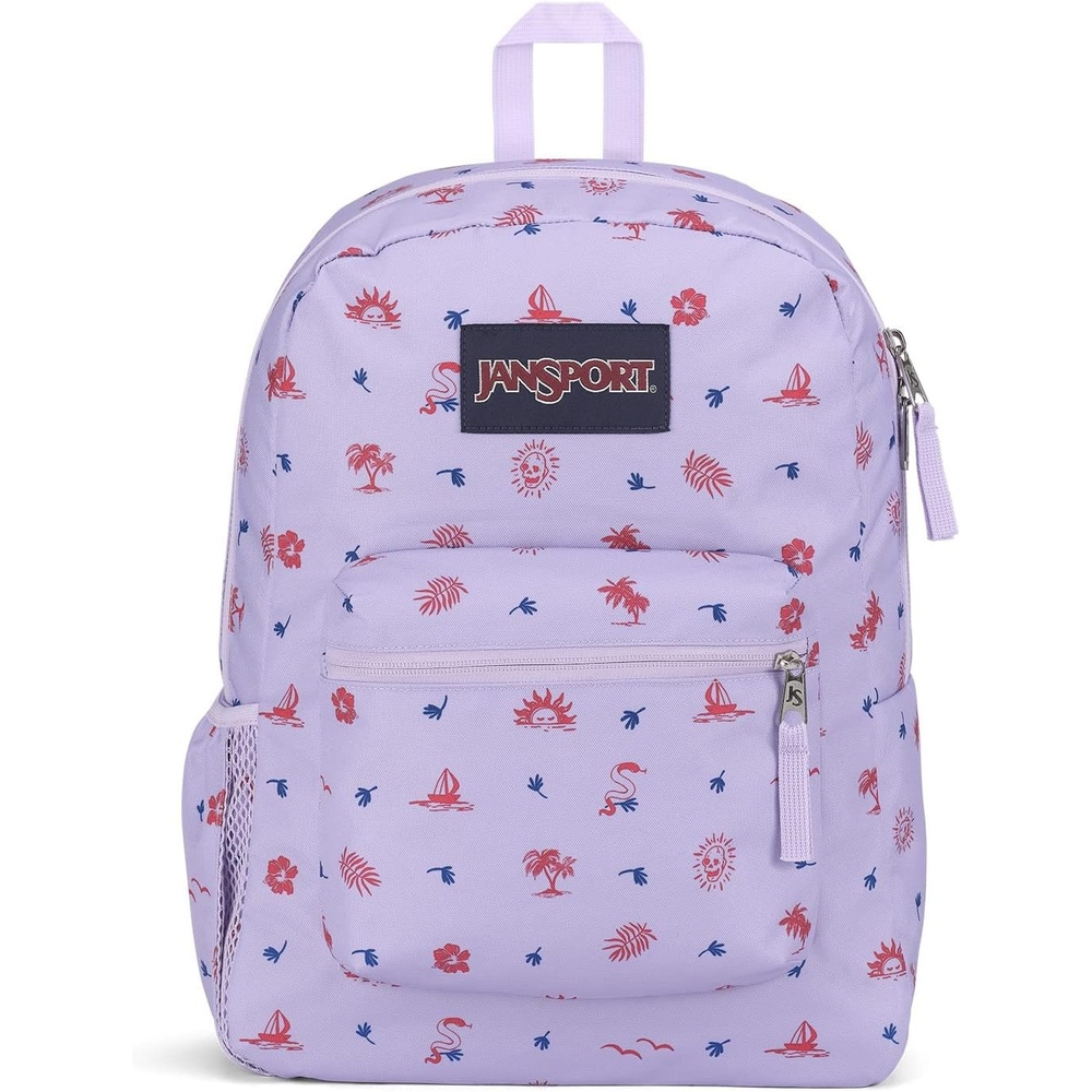 image:imageJanSport 26L Cross Town Backpack 12 inch Daypack Russet RedLagoon Luau