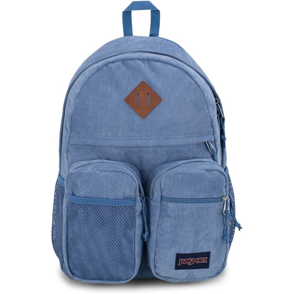 image:imageJanSport Granby Remix Backpack Work Travel or Laptop Bookbag Black CorduroyElemental Blue Corduroy