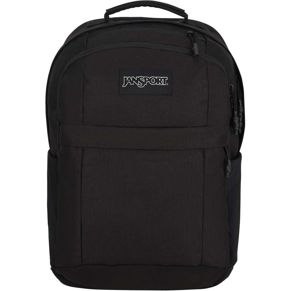 image:imageJanSport Landings Pack Large Backpack with Soft Back Panel Dual Water Bottle Pockets 15Inch Padded Laptop Compartment BlackBlack