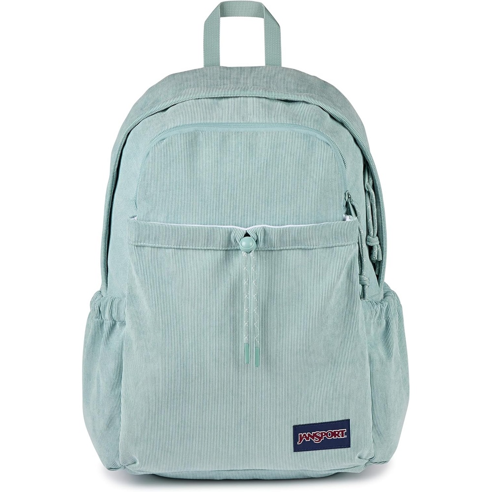 image:imageJanSport Lounge Pack FX Large Main Compartment Dual Water Bottle Pockets Front Drawcord Pocket Padded Laptop Sleeve Lavender Ash CorduroyFaded Sage Corduroy