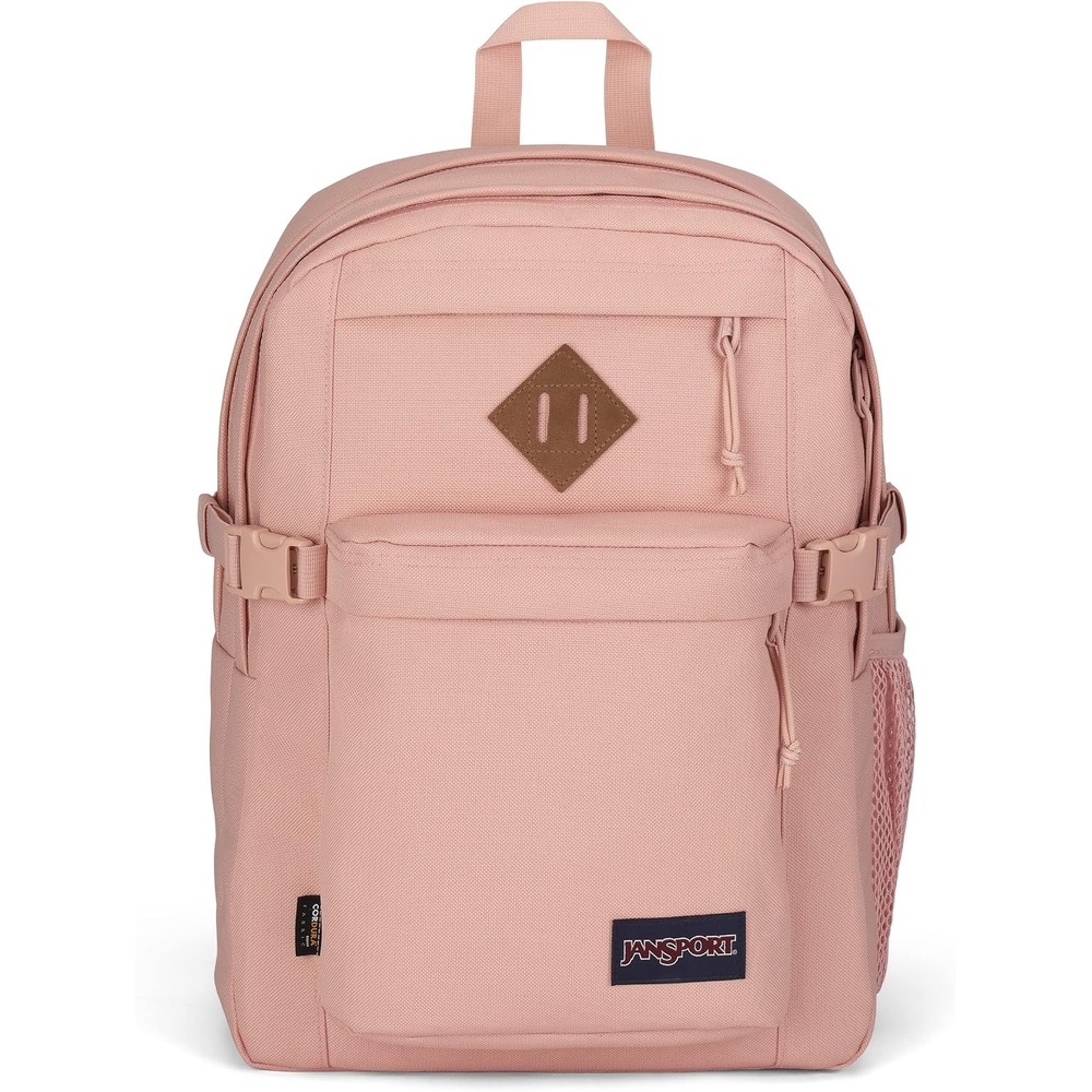 image:imageJanSport Main Campus FX Backpack Travel or Work Bag w 15Inch Laptop Pack with Leather Trim Lavender AshMisty Rose