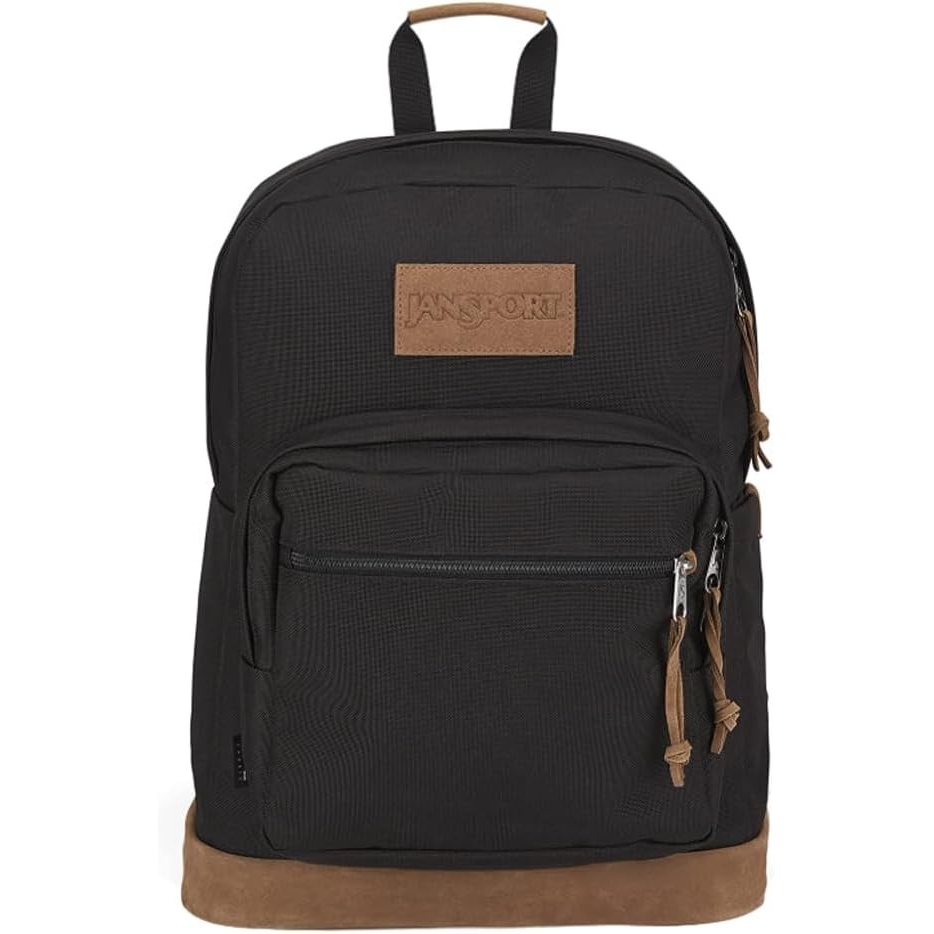 image:imageJanSport Right Pack Premium Backpack Daypack with 15 Laptop Sleeve Main Compartment Water Bottle Pocket BlackBlack