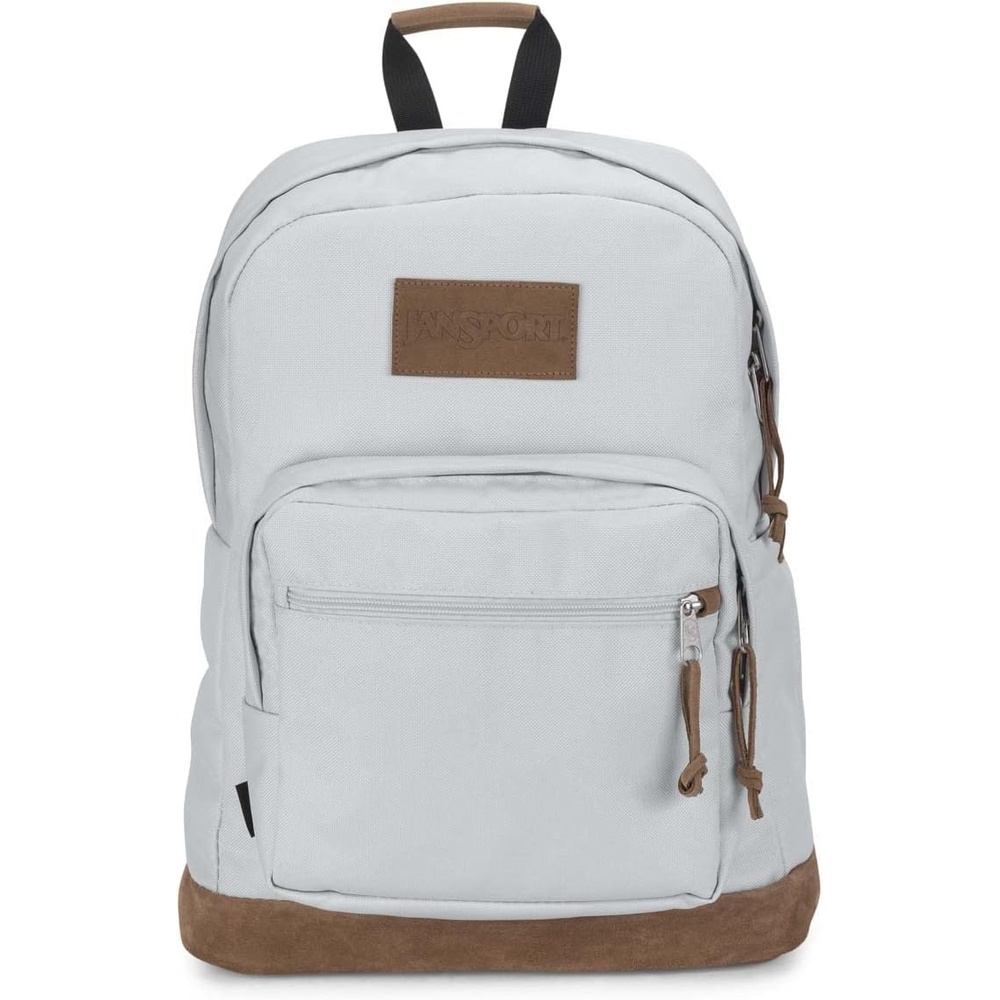 image:imageJanSport Right Pack Premium Backpack Daypack with 15 Laptop Sleeve Main Compartment Water Bottle Pocket BlackOyster Mushroom