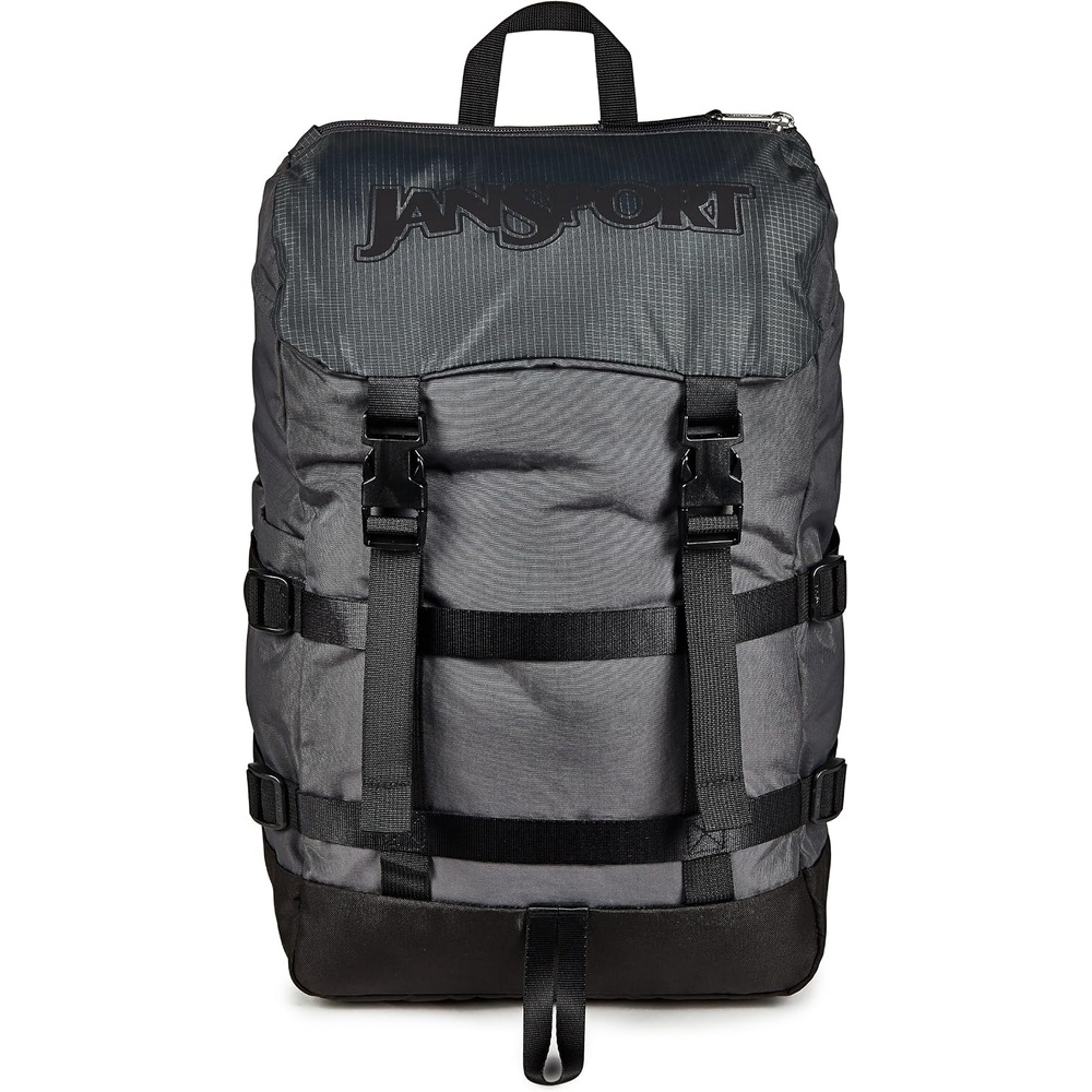 image:imageJanSport Skip Pack Backpack 28L Capacity Fits 135 Laptop Large Main Compartment Side Water Bottle Pocket Ideal for Work amp Travel BlackSmokey Grit