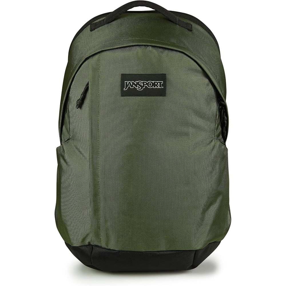 image:imageJanSport Station Pack Large Backpack with Padded Laptop Sleeve Dual Water Bottle Pockets and Loft Pocket Elemental BlueCargo Green