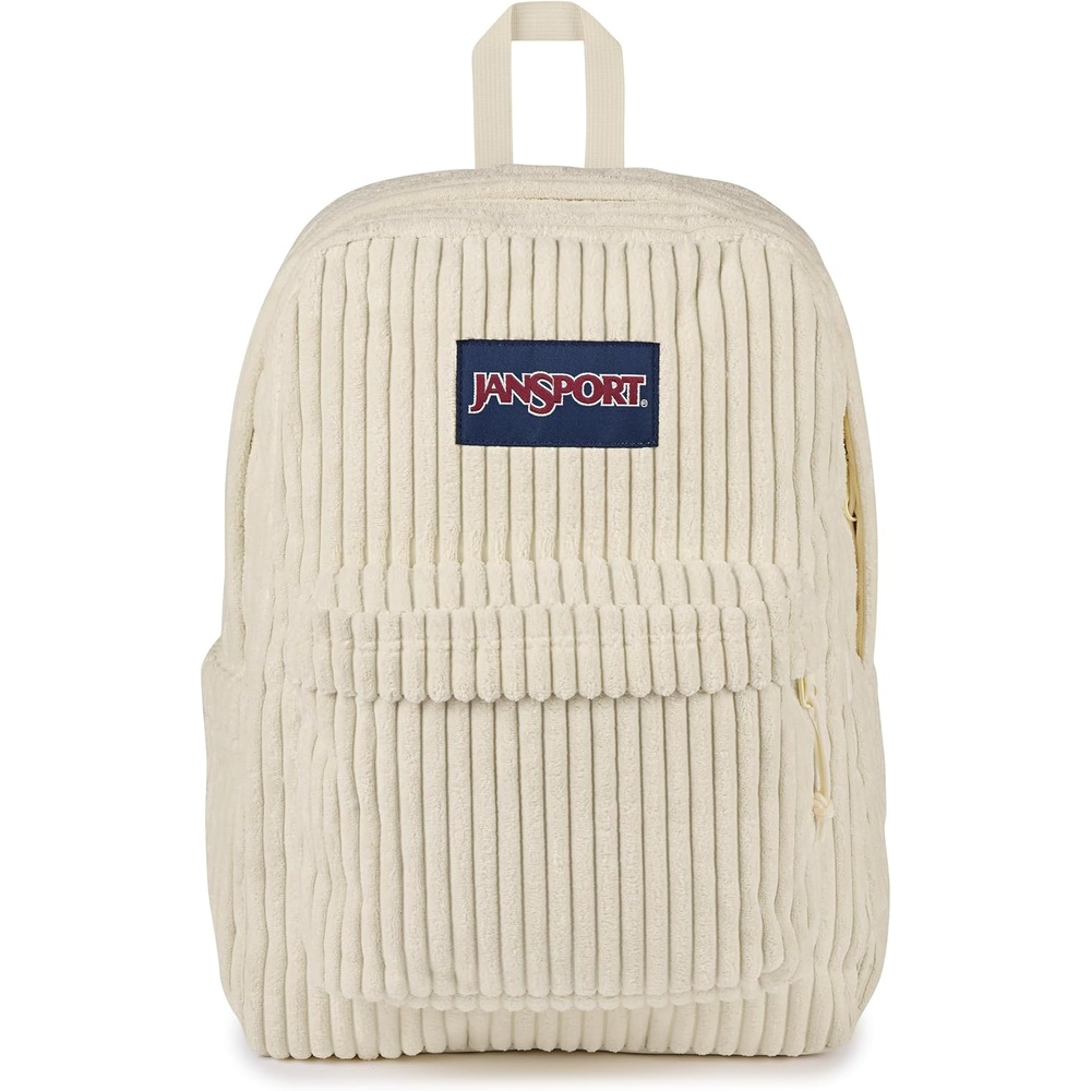 image:imageJanSport Superbreak Plus FX Backpack Work Travel or Laptop Bag with Water Bottle Pocket Oil Slick BlackSurreal Corduroy Coconut