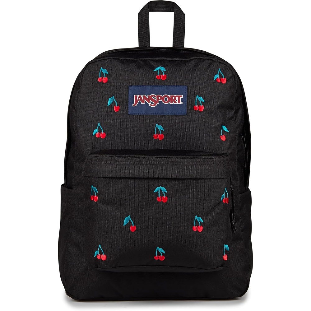 image:imageJanSport Superbreak Plus FX Backpack Work Travel or Laptop Bag with Water Bottle Pocket Oil Slick BlackSurreal Sensations Black