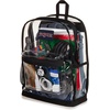 JanSport 25.5L Clear Pack – Large Transparent Mesh Bottom, Clear(Clear)