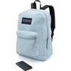 JanSport 26L Cross Town Backpack – 12 inch Daypack, Russet Red(Blue Dusk)
