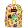 JanSport 26L Cross Town Backpack – 12 inch Daypack, Russet Red(Power to the Flower)