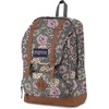 JanSport Cortlandt Laptop Backpack, Russet Red, 15” Laptop Sleeve-Synthetic Leather Shoulder Computer Bag with Large Compartment, Padded Straps- Rucksack for Men, Women(Boho Floral Gra)